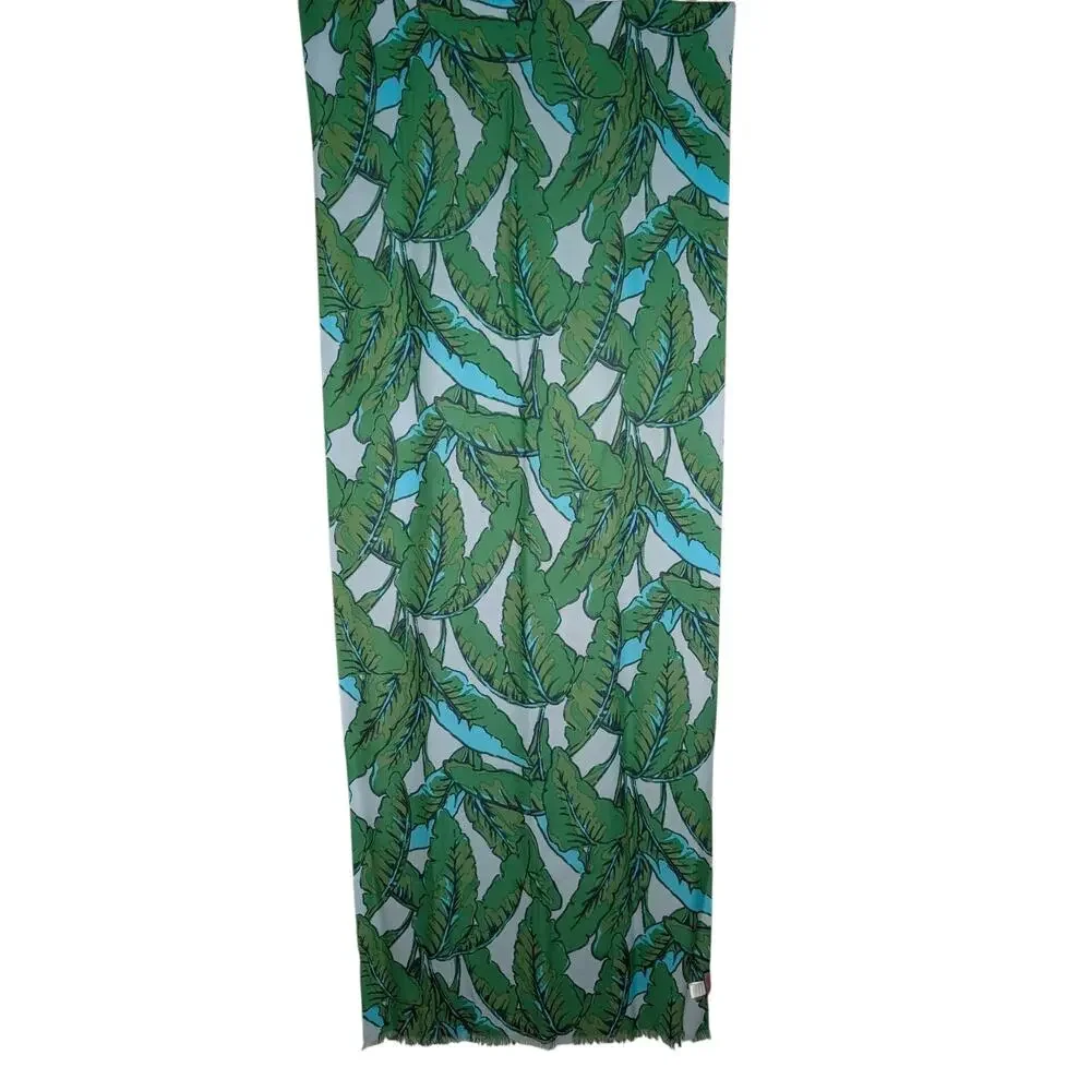 Vineyard Vines Martha's Vineyard Tropical Print Merino Wool Scarf, 28